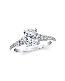 Stunning Oval Center Engagement ring