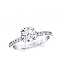 Delicately Tailored Classic Engagement Ring