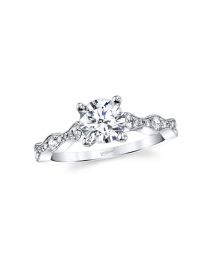 Flowing Engagement ring