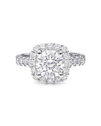 Glamorous Halo Engagement Ring