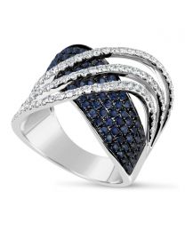 BLUE SAPPHIRE DIAMOND RING