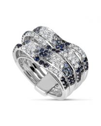 BLUE SAPPHIRE DIAMOND RING