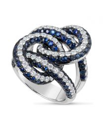 BLUE SAPPHIRE DIAMOND RING