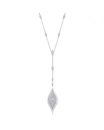 Donna Rose Cut Marquis Necklace