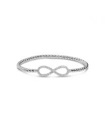18K DIAMOND BEADED BANGLE